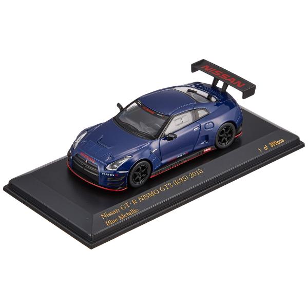 京商 CARNEL 1/64 ニッサン GT-R ニスモ GT3 (R35) 2015 Blue M...