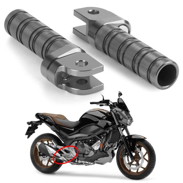 バイク用 ステップ フロントペダル ノンスリップ シルバートーン フットペグ 対応 CB50R、CB...