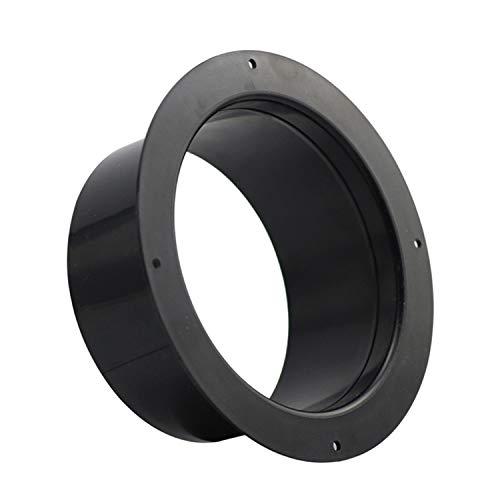 TiCoast ストレートパイプフランジ ダクトコネクター フランジ ABS樹脂製 換気システム 配...