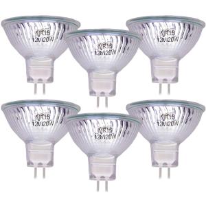 Innico MR16ハロゲンランプ スポットライト 省エネハロゲンランプ 12V 20W 省エネ ホワイト ランプ プラスチック 6個入