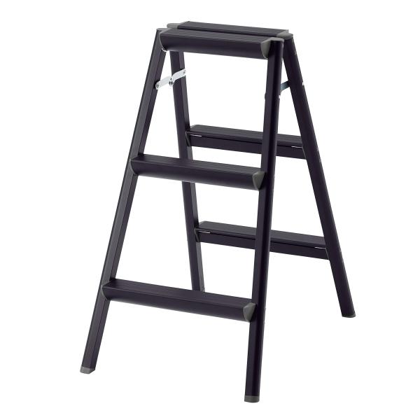 長谷川工業(Hasegawa) 踏台 3段 ブラック SE-8a(BK) (79cm) (17717...