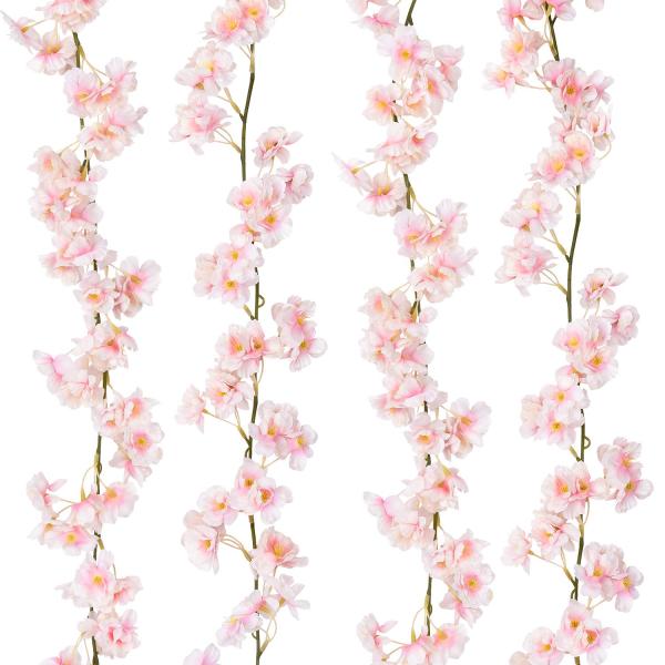 Pknoclan 造花 桜 藤の花 造花藤 インテリア 吊るす 壁掛け 枯れない花 人工観葉植物 結...