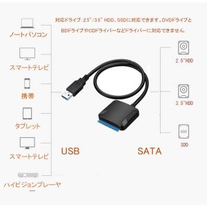 WOSOB SATA USB 変換ケーブル h...の詳細画像4