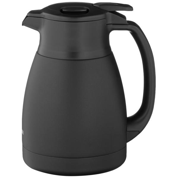 象印マホービン ステンレスポット 1.0L ポット 卓上 広口約6.5cm ステンレス真空2重まほう...