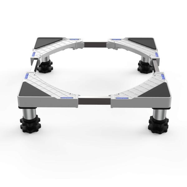 洗濯機 台 DEWEL 冷蔵庫置き台 13~17CM高度調節 増大増高ジャッキ付き 耐荷重約500k...