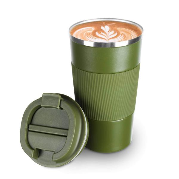 COLOCUP コーヒーカップ ステンレスマグ 保温保冷 直飲み 携帯マグ タンブラー 二重構造 真...