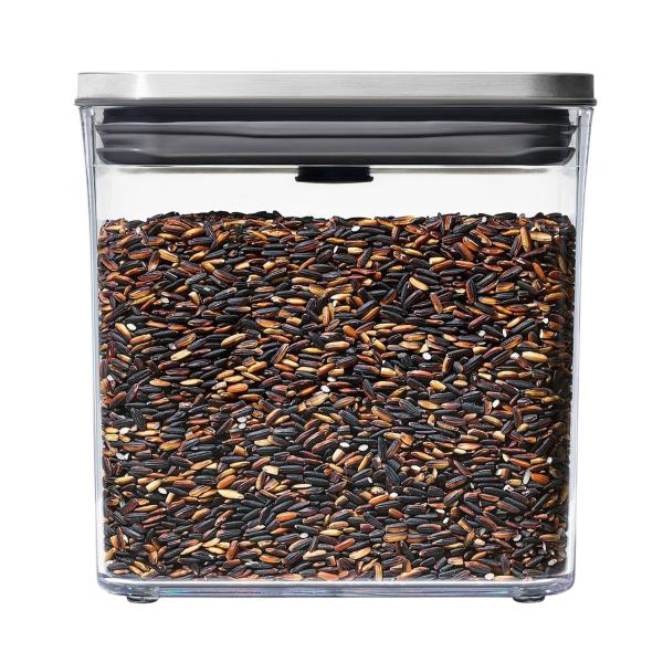 OXO オクソー 保存容器 プラスチック 密閉 1.6L ステンレス ポップコンテナ キッチン 収納...