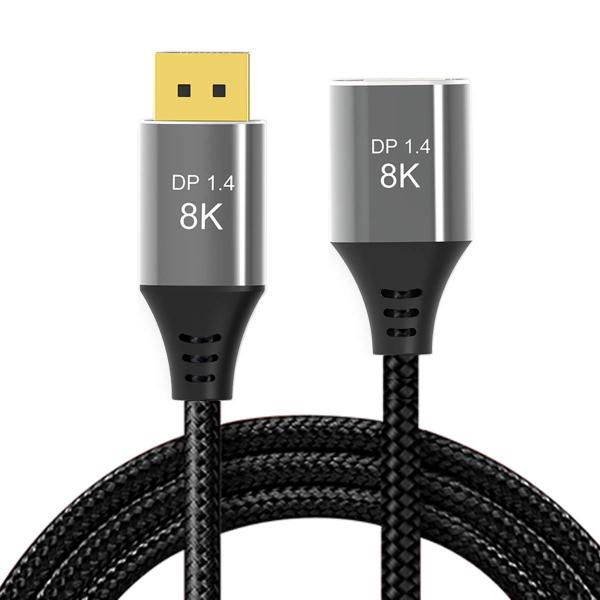 xiwai DisplayPort 1.4 8K 60hz 延長ケーブル オス-メス Ultra-H...