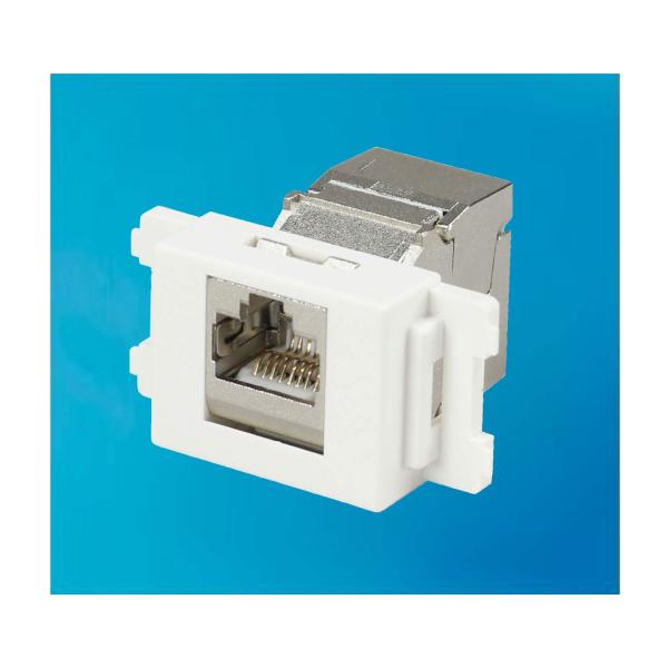 デンサン カテゴリー6A用キーストンジャック LKJ-6A 白