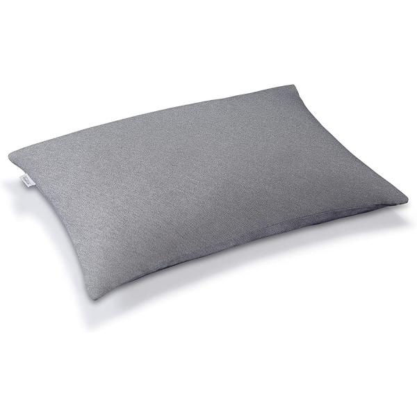 テンピュール(Tempur) 枕カバー グレー スムースピローケース 約70x50cm なめらか 抗...