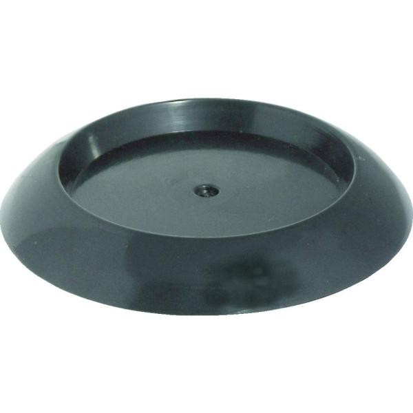 TRUSCO(トラスコ) キャスター用受け皿 79mm 黒 12個入 TUK790-BK-12