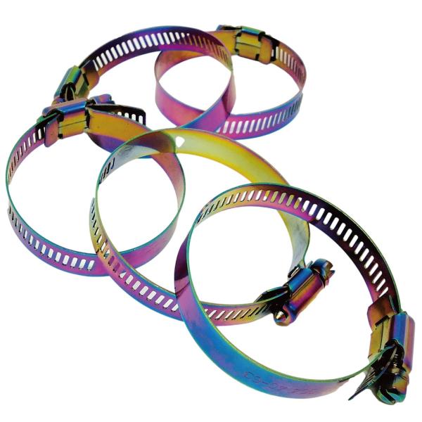 MORYTRADE ステンレスバンド 5個セット SUS304 ホースクランプ 締め金具 40-63...