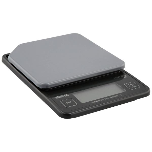 タニタ デジタルクッキングスケール グレー 最大計量2kg 最小表示1g
