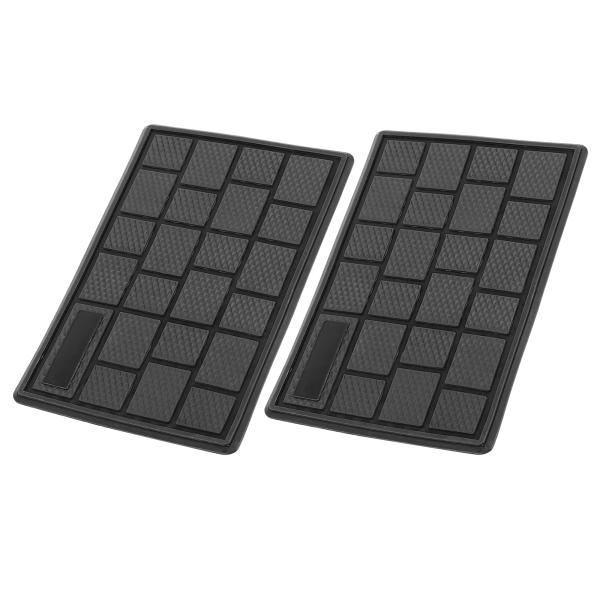 X AUTOHAUX フロアマット フロアマットフットヒールプレート PVC製 24.8x14.9c...