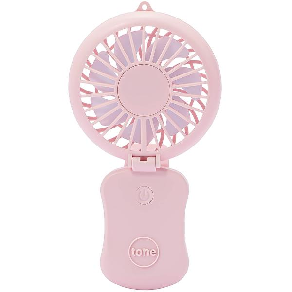 tone BH-05 ポータブルファン クリップ 携帯扇風機 ハンディファン 風量2段階調整 USB...