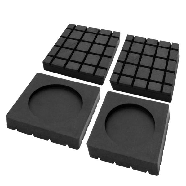 [Hirano] 防音 防振ゴム 洗濯機用 騒音 振動 防止マット [ゼロキーパー] 4枚セット(6...