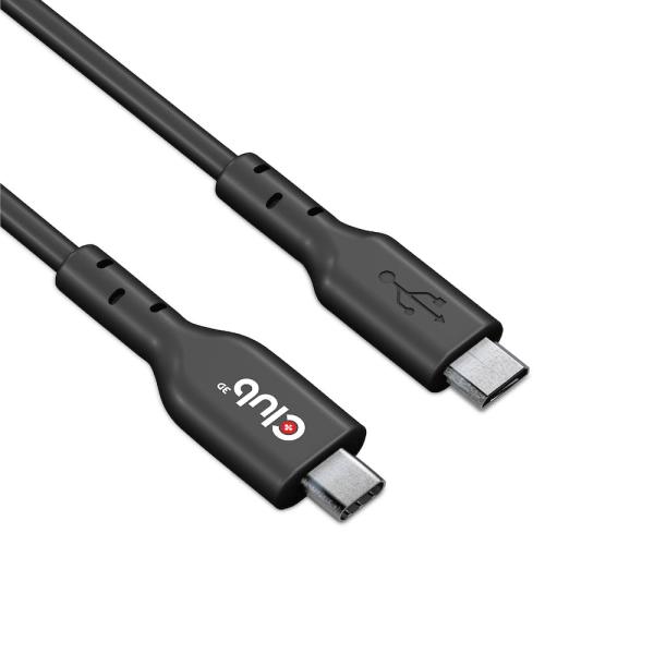 Club 3D USB 2.0 Type-C to Micro USB オス/オス 1m ケーブル ...
