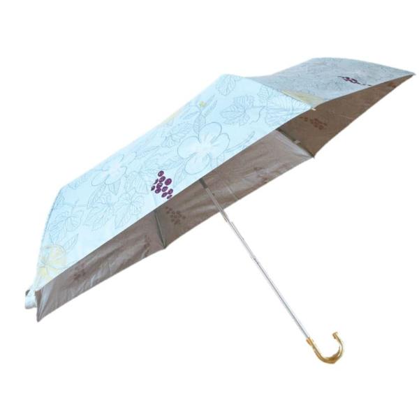 シルバーコーティング雨晴兼用傘 折りたたみ傘 55cm耐風ミニ『ハーベスト』 (雨晴兼用mini サ...