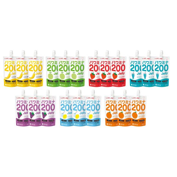 パワミナ200jelly　詰め合わせ　7種×3本（21本セット）