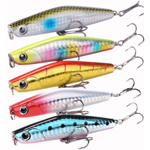 CONTYU シーバス ルアーセット シンキングペンシル 80mm 17.5g シンペン スモールル...