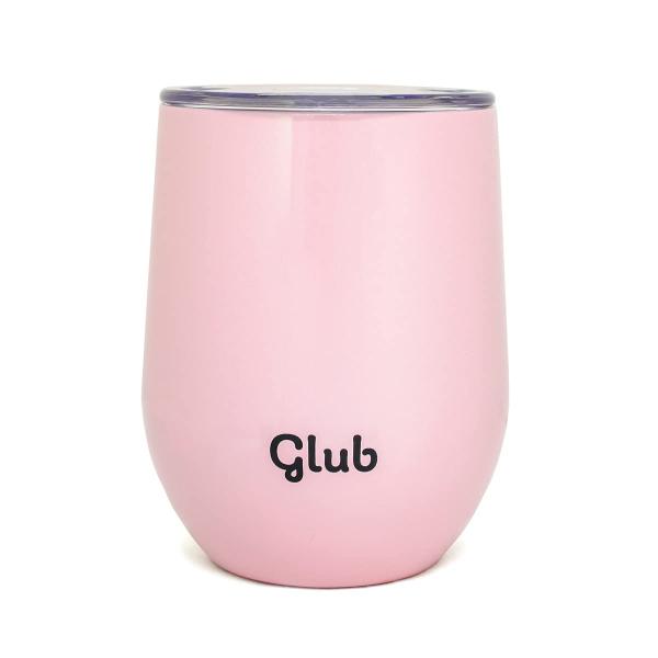 glub タンブラー 蓋付き 食洗機対応 滑り止め付き ストロー対応 保温保冷 350ml 真空断熱...