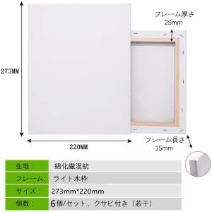 張りキャンバス F3 キャンバス 油絵 画材 ...の詳細画像1