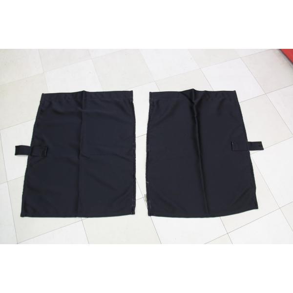 トラックカーテン リヤカーテン 大型中型兼用 ノーマル 黒 1級遮光 ベット後カーテン 巾85cmｘ...