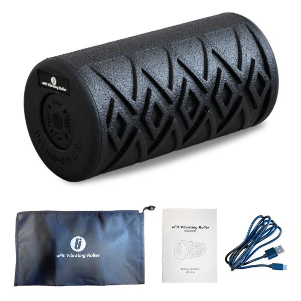 【日本国内メーカー】uFit Vibrating Roller 電動 フォームローラー プロ 痛くな...