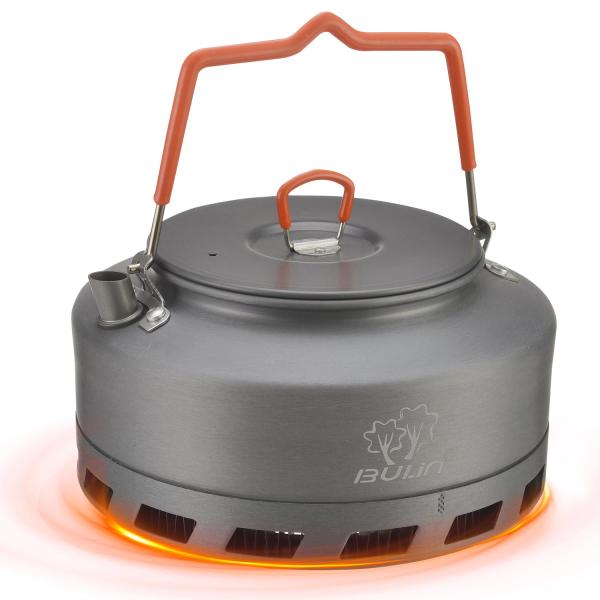 BULin アウトドア ケトル 1.6L ヒートEXやかん ヒートエクスチェンジャー 【爆速沸騰・高...