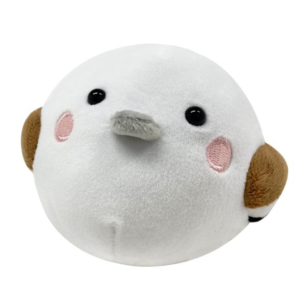 【きながにシマエナガ】 ぬいぐるみ マスコット シマエナガ コトリ 小鳥 やわらか ふわふわ てのり...