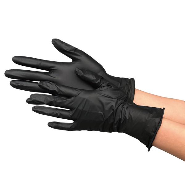 Felice(フェリーチェ) ニトリルグローブ 黒 ブラック 粉無し 100枚入 【食品衛生法適合】...
