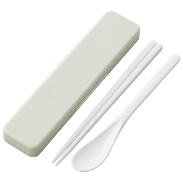 スケーター(Skater) 箸 スプーンセット 弁当 大人用 抗菌 コンビセット 18cm カチャカ...