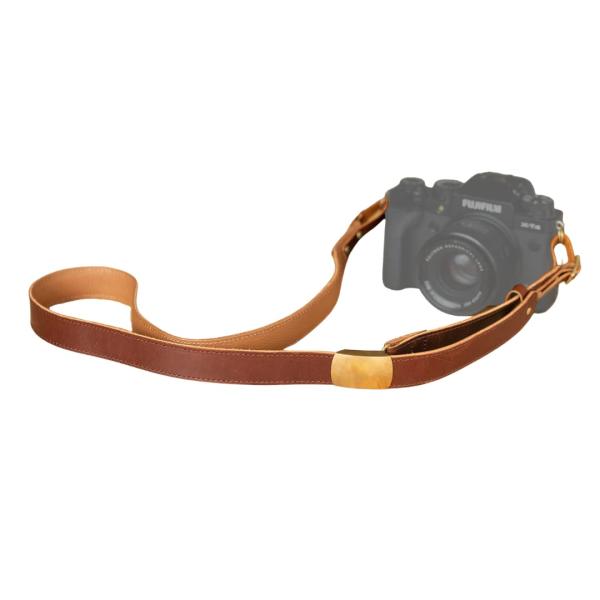 [drip] Flextrap フレックストラップ(モカ) カメラストラップ カメラ用品 長さ調節可