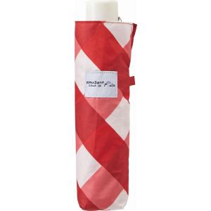 宮嶋 折畳傘 55cm 耐風骨 バイヤスチェック ワイン