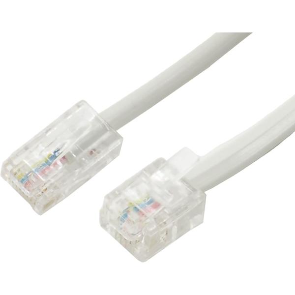 オーディオファン RJ45‐RJ11 変換ケーブル 6極4芯 - 8極8芯コネクタ RJ11 6P4...