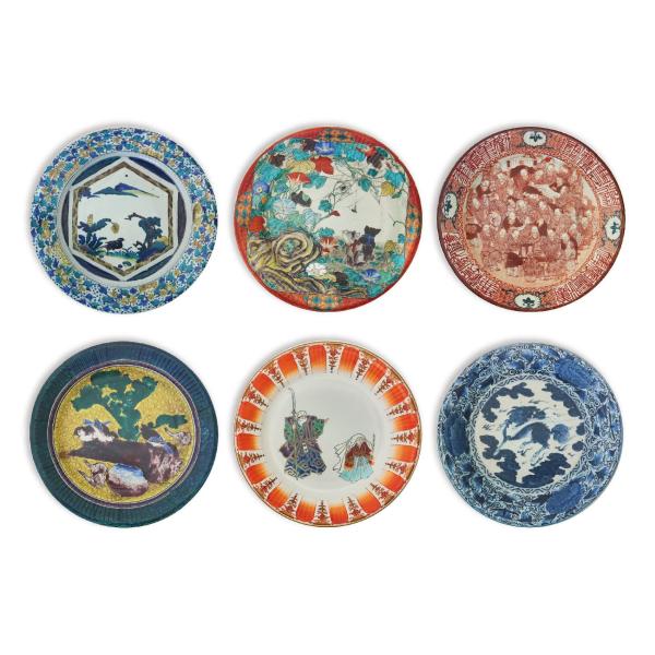 株式会社ヨシタデザインプランニング 九谷焼紙皿(6種5セット計30枚) 和モダン パーティー 使い捨...