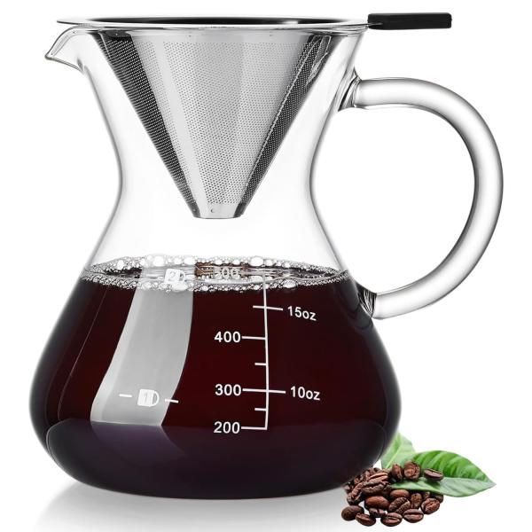 POKALOTEA ポカロティー コーヒーサーバー ドリップコーヒーサーバー 500ml ペーパーコ...