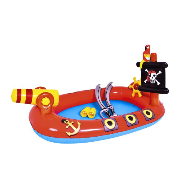 JILONG(ジーロン) パイレーツスプレイプール 170×115×90cm(膨らましサイズ) 水抜...