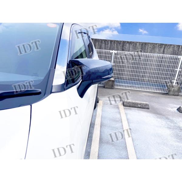 IDT ミニウエス付 50系 RAV4 エアロダイナミクスミラーカバー ドアミラーカバー ガーニッシ...