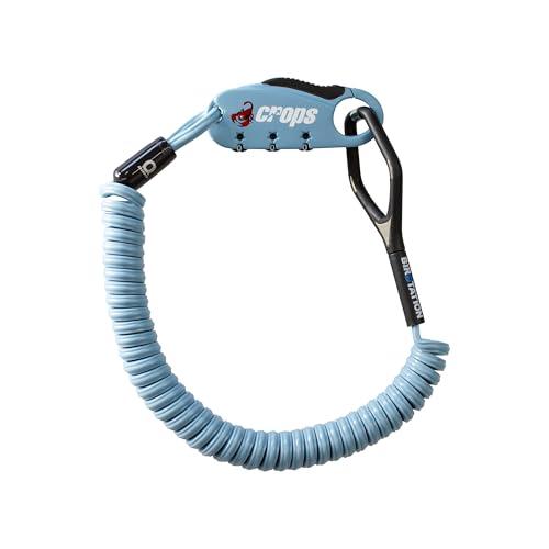 クロップス(crops) 形状記憶コイルケーブル 自転車ロック Q-BIRO (キューバイロ) 2m...