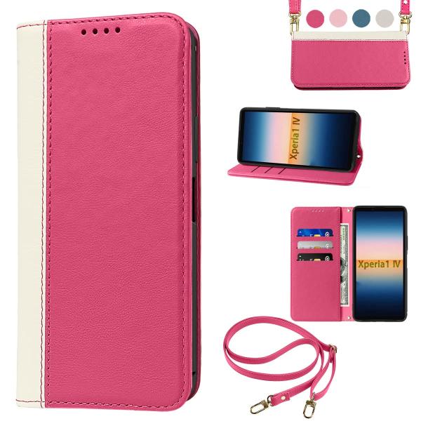 Xperia 1 IV ケース 手帳型 高質PUレザー Xperia 1 IV カバー SO-51C...