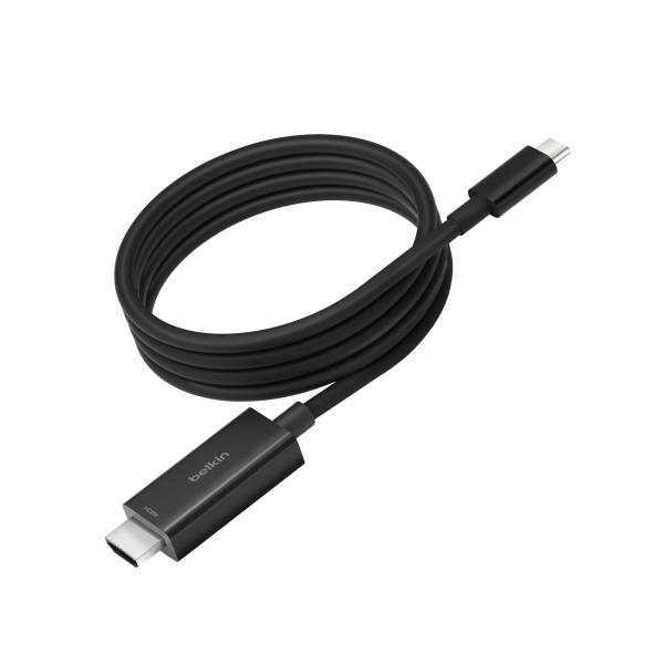Belkin USB-C to HDMI ケーブル HDMI2.1 8K/60Hz 2メートル AV...