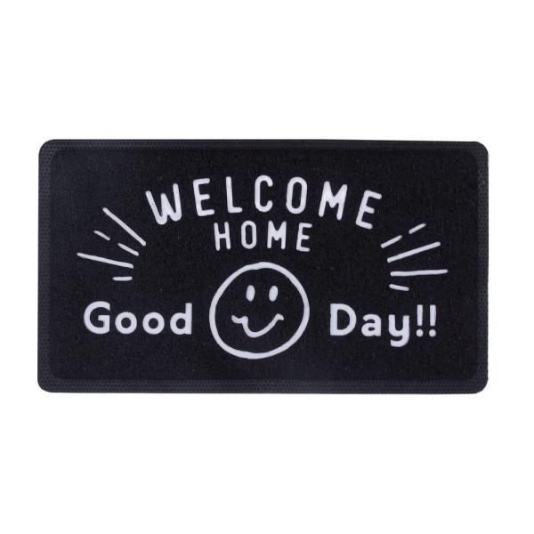 ケーアイジャパン(Kijapan) キーストーン PVC エンボスマット Good Day ブラック...