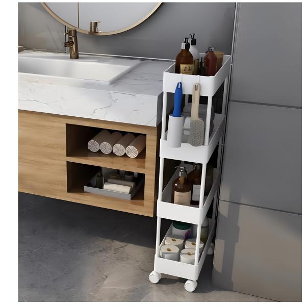 SVOHZAV キッチンワゴン 隙間収納 キャスター付き 13cm 18cm 22cm ペットボトル...