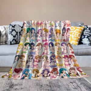 プリキュア フランネル ふんわりおしゃれ毛布 ...の詳細画像1