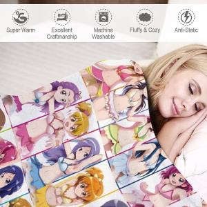 プリキュア フランネル ふんわりおしゃれ毛布 ...の詳細画像5