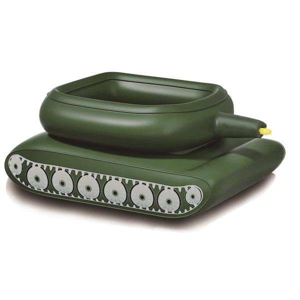 戦車型浮き輪 フロート(小110cm) こども用 浮輪 うきわ 水鉄砲付 ウォーターシューター バト...