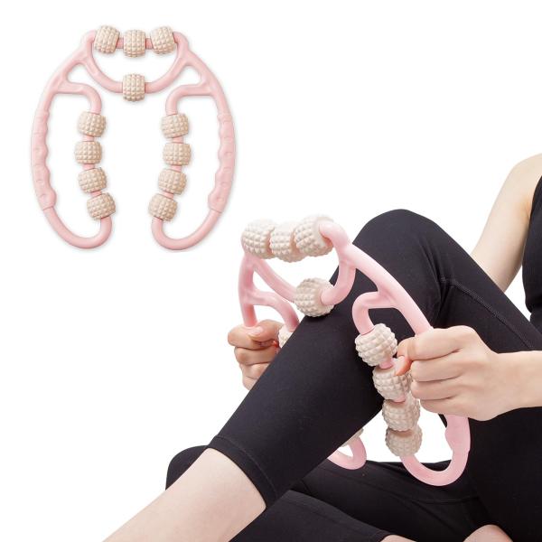 コモライフ 全身もみほぐしローラー 全身 ローラー ボディローラー 筋肉 こりほぐし 挟み式 ハンド...