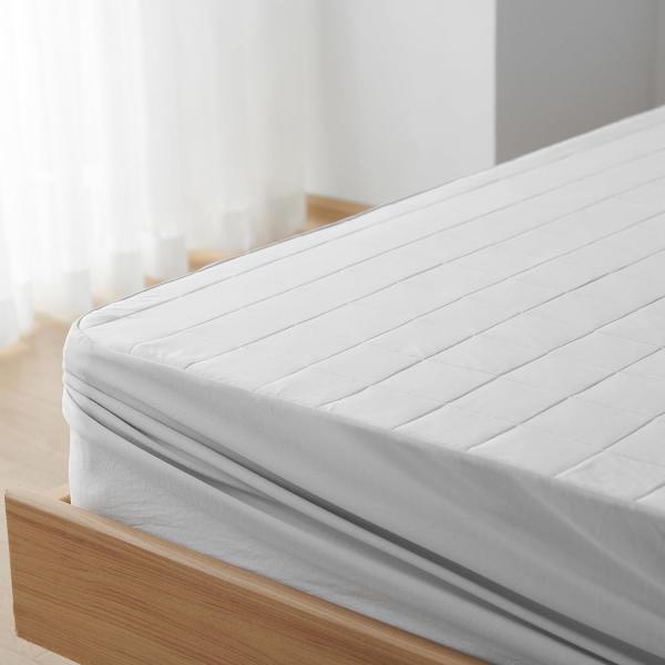 クモリ(Kumori) 夏用 ボックスシーツ シングル 接触冷感×通気速乾 パッド一体型ボックスシー...