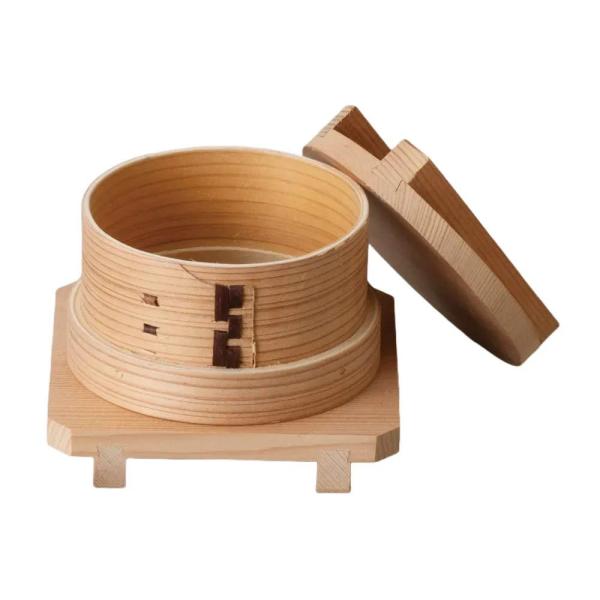 ナチュラル杉・ワッパセイロセット φ9 C | 中華せいろ [ 9.2×5.3cm ]